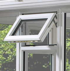 WDMA Factory Direct Cheap Price UPVC Top Awning Windows PVC Swing Casement Windows For Villa