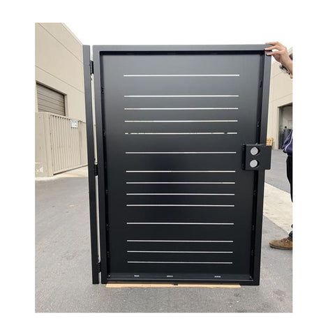 American Exterior Aluminum Sidewalk Driveway Gate Electronic Door For Outdoor Garden Price