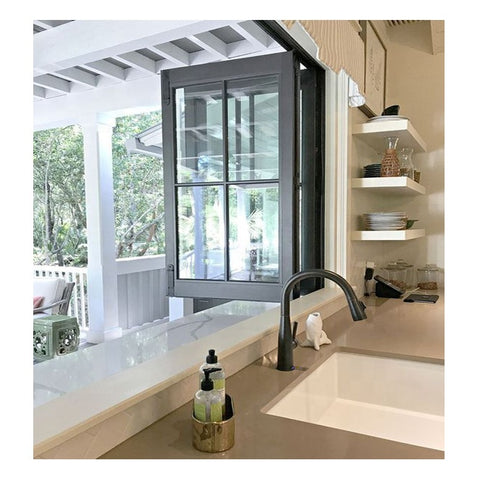 Aluminium Kitchen Sliding  Glass Window Double Glazed Windows Folding Glass Window Aluminum