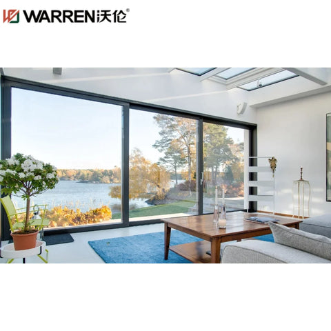 WDMA 96x80 Sliding Door 80x96 Sliding Patio Door 96in x 80in Sliding Patio Door Glass Aluminum