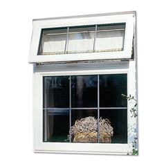 WDMA Factory Direct Cheap Price UPVC Top Awning Windows PVC Swing Casement Windows For Villa