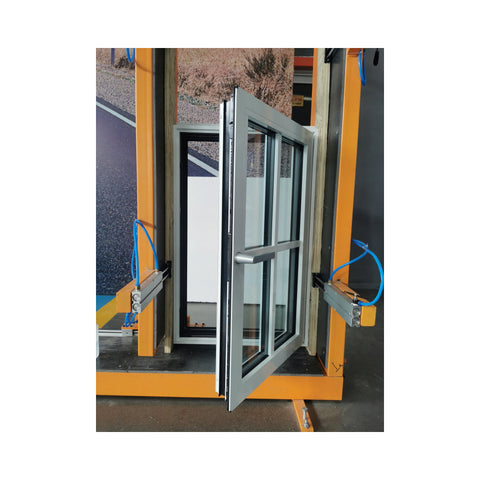 WDMA Residential narrow aluminium frame casement window Villas house Horizontal swing windows