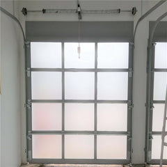 China WDMA Modern style automatic sectional glass garage door for home building