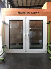 WDMA Latest Design Inside Open Aluminum Clad Wood 3 Glass Solid Wooden Tilt And Turn Casement Windows