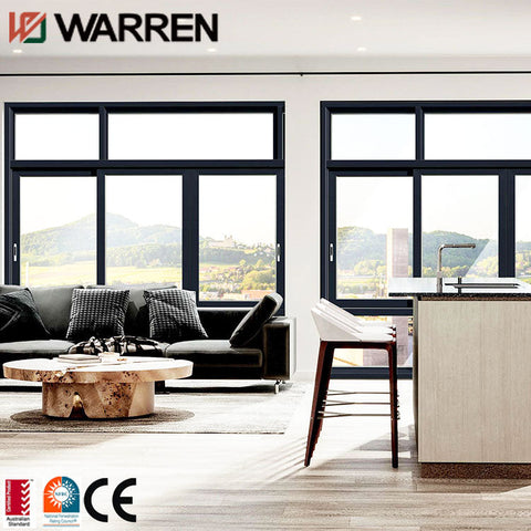 waterproof single sliding window standard sizes double glazed sliding window