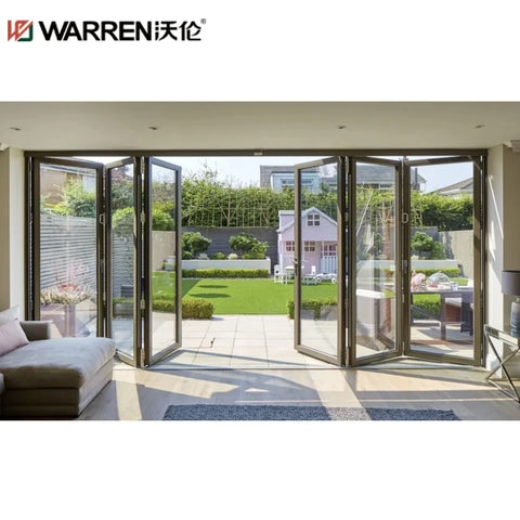 Warren 29.5x79 Bifold Aluminium Double Glass White Louvered Closet Door Interior