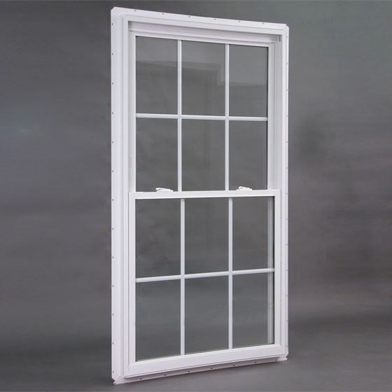 WDMA vertical sliding double/single hung sash window china vinyl upvc window