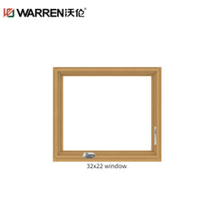 WDMA 34x48 Window Double Pane Soundproof Windows Aluminum Double Pane Impact Windows