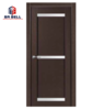 Laminated Glass Wooden Veneer Mdf Internal Door Design Single Swing Open Style Interior Doors on China WDMA