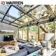 Roof window sunroom glass house houses aluminium