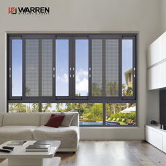 40x54 window energy efficient design aluminum frame glass windows with fully tempered glass