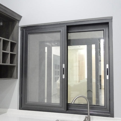 Heat & Sound insulation aluminum windows and doors /sliding double glass window for house on China WDMA