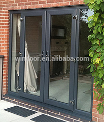 Heat insulation china best sell social projects exterior aluminum doors on China WDMA