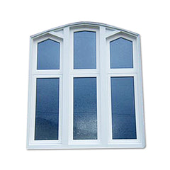 Heat /water /sound /wind proof upvc window doors plastic pvc tempered glass window for toilet on China WDMA