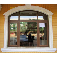 Heat /water /sound /wind proof upvc window doors plastic pvc tempered glass window for toilet on China WDMA