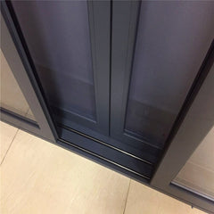 Heavy duty triple track double glazing aluminum sliding glass price patio door on China WDMA