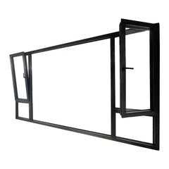 WDMA NAMI Certificate American standard  window with  safety tempered thermal break aluminium tilt & turn windows