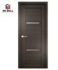 Laminated Glass Wooden Veneer Mdf Internal Door Design Single Swing Open Style Interior Doors on China WDMA