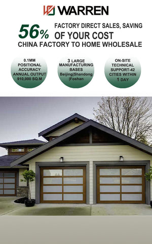 Warren 16x8 garage doors residential interior glass garage doors roll and pull garage