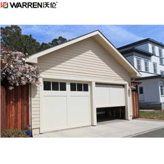 Warren 20x7 Fold Up Glass Garage Doors Black Garage Door With Side Windows Black Single Car Garage Door