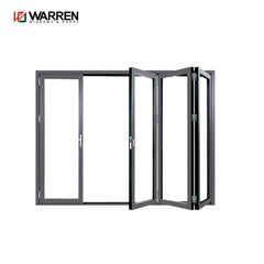 16 x 8 ft folding door patio glass waterproof folding door