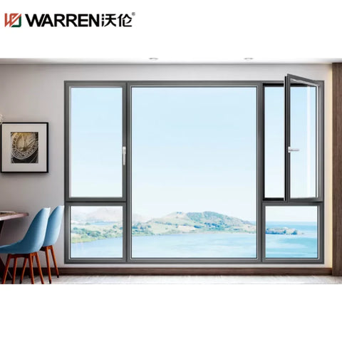 WDMA Turn On The Window Aluminum Frame For Glass Window Different Types Of Double Glazing Window