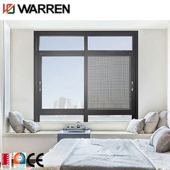 Aluminium 4 panel sliding window 3 three track sliding window