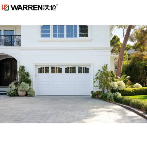 Warren 16x21 Garage Door Small Glass Garage Door White Farmhouse With Black Garage Doors