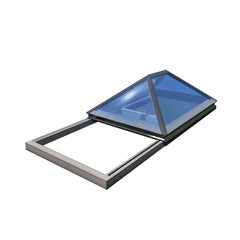 Motorized Electric Open Skylight Sliding Roof  Laminated Glass Solar Tube Triangle Pyramid Skylight Roof