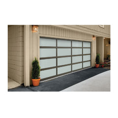 China WDMA Aluminum wind resistant good quality bullet proof vertical rolling shutter garage door