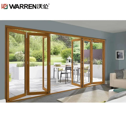 Warren 24 Inch Bifold Doors Trifold Doors Patio Door 60x80 Folding Aluminum Patio Glass Bi Fold