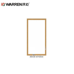 WDMA 30x53 Window Double Glass Aluminium Windows Glass Window Aluminum Frame