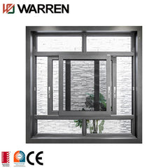 Custom powder coated wood grain aluminum sliding window