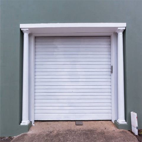 China WDMA Aluminum alloy material frosted glass garage doors motors roller shutter