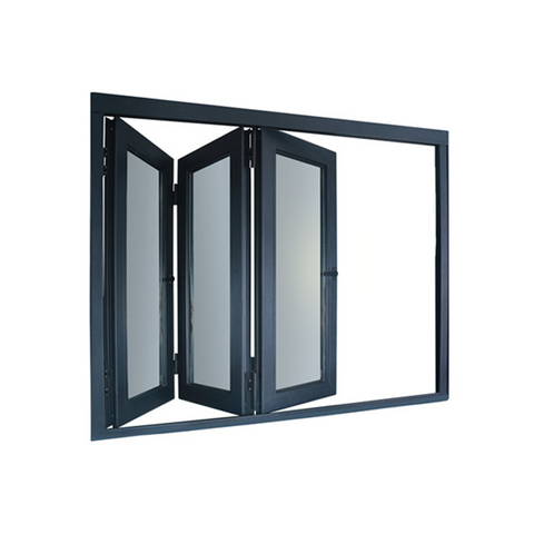 High End Aluminum Folding Glass Windows Folding Balcony Outdoor Window on China WDMA