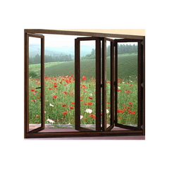 High End Aluminum Folding Glass Windows Folding Balcony Outdoor Window on China WDMA