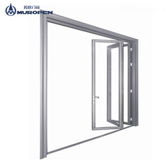 High End Aluminum Glass Bi Folding Door on China WDMA