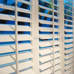 High Grade Aluminium Louvre Sliding Doors/Aluminium Outdoor Sliding Shutters for Project on China WDMA