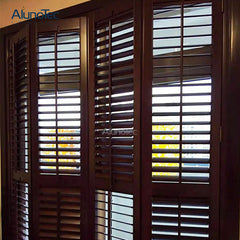 High Grade Aluminium Louvre Sliding Doors/Aluminium Outdoor Sliding Shutters for Project on China WDMA