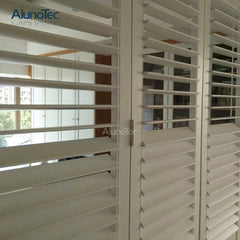 High Grade Aluminium Louvre Sliding Doors/Aluminium Outdoor Sliding Shutters for Project on China WDMA