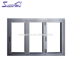 High Quality Aluminum Glass Bifold Window Folding sliding aluminum windows prices on China WDMA