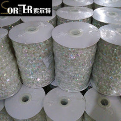 High Quality Best Price Plastic Acrylic Beaded Garland Beaded Door Screen For Doorways on China WDMA