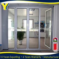 High Quality Exterior Glass Folding Doors Saving Space for Houses / Bifold Doors on China WDMA