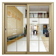 High Quality Home Patio Doors Aluminium Profile Indian Sliding Door Track Roller on China WDMA