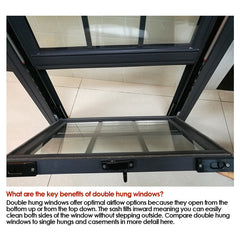 High Quality Wholesale Custom Cheap single sash window or double hung windows