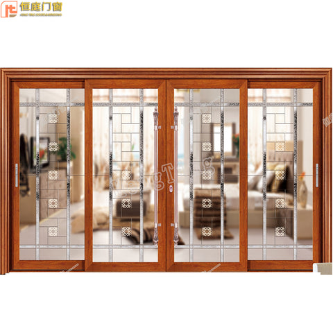 High-end aluminum sliding door system balcony sliding door fire anti-theft heavy-duty aluminum sliding door made in China on China WDMA