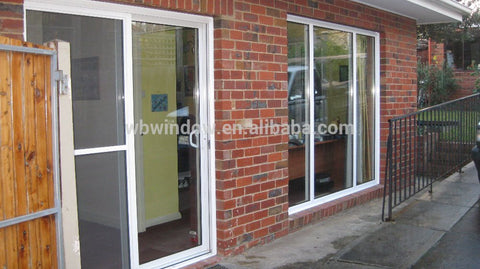 High quality PVC/uPVC exterior double panels door on China WDMA