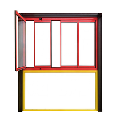 High quality aluminium doors and windows dubai metal doors and windows aluminium on China WDMA