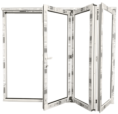 High quality aluminum folding glass patio door with good price on China WDMA