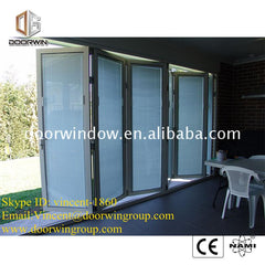 High quality cheap bi fold patio doors 6 panel bifolding exterior on China WDMA